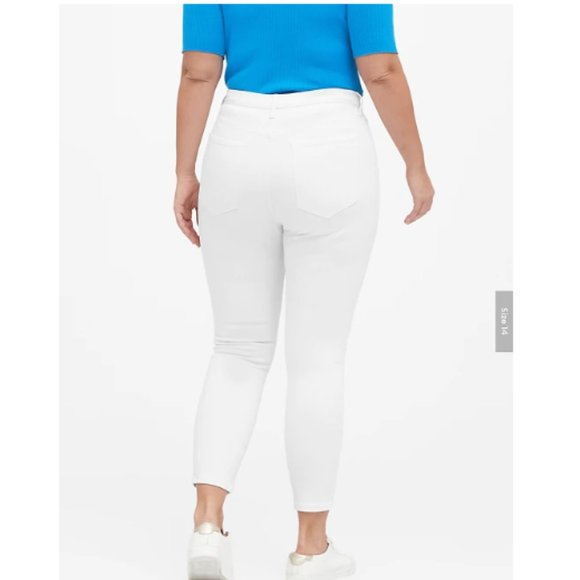 NWT BanRep Mid Rise Skinny Jean 26 White F742 - Picture 4 of 5